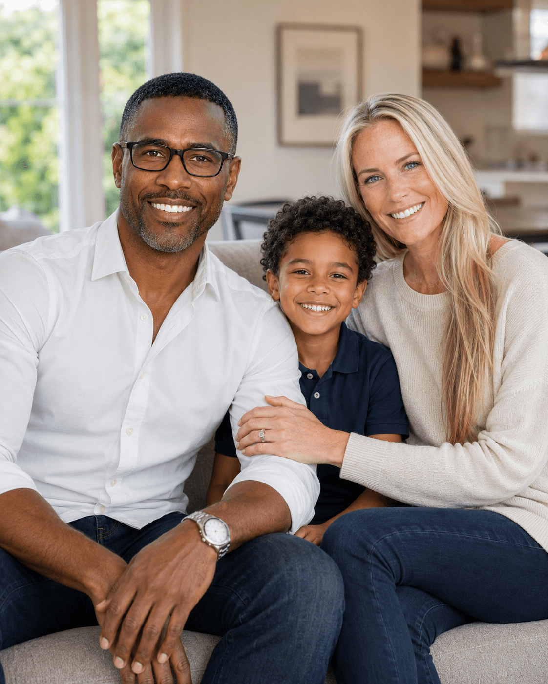 Sol Price with his wife Sarah and son Marcus